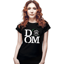 Load image into Gallery viewer, Shirts Fitted Shirts, Woman / Small / Black Love Doom