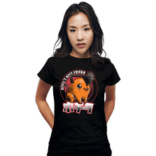 Load image into Gallery viewer, Daily_Deal_Shirts Fitted Shirts, Woman / Small / Black Devil's Best Friend