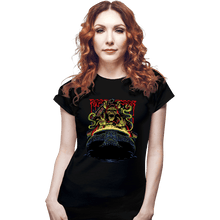 Load image into Gallery viewer, Daily_Deal_Shirts Fitted Shirts, Woman / Small / Black Evil King