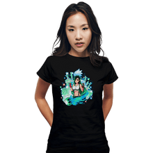 Load image into Gallery viewer, Shirts Fitted Shirts, Woman / Small / Black The Monk