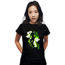 Load image into Gallery viewer, Shirts Fitted Shirts, Woman / Small / Black Cosmic Jolyne Cujoh