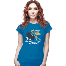 Load image into Gallery viewer, Shirts Fitted Shirts, Woman / Small / Sapphire Bullet Chill Summer