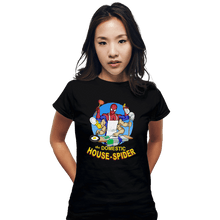 Load image into Gallery viewer, Shirts Fitted Shirts, Woman / Small / Black Domestic Spider