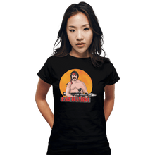 Load image into Gallery viewer, Shirts Fitted Shirts, Woman / Small / Black Fat Rambo