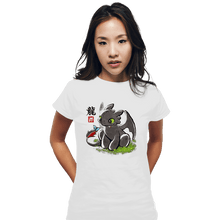 Load image into Gallery viewer, Shirts Fitted Shirts, Woman / Small / White Dragon Ink