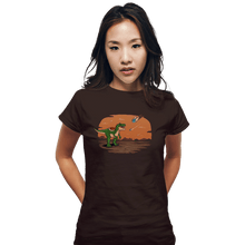 Load image into Gallery viewer, Shirts Fitted Shirts, Woman / Small / Black Blue Extinction