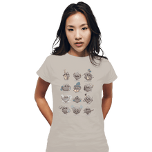 Load image into Gallery viewer, Shirts Fitted Shirts, Woman / Small / White Kawaii DnD Classes