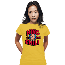 Load image into Gallery viewer, Secret_Shirts Fitted Shirts, Woman / Small / White King Of The Chili