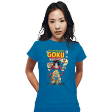 Load image into Gallery viewer, Shirts Fitted Shirts, Woman / Small / Sapphire The Incredible Goku