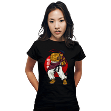 Load image into Gallery viewer, Daily_Deal_Shirts Fitted Shirts, Woman / Small / Black The Monk.