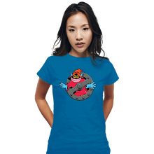 Load image into Gallery viewer, Shirts Fitted Shirts, Woman / Small / Sapphire Orkobuster