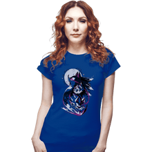 Load image into Gallery viewer, Daily_Deal_Shirts Fitted Shirts, Woman / Small / Royal Blue Unleash It