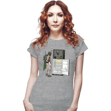 Load image into Gallery viewer, Daily_Deal_Shirts Fitted Shirts, Woman / Small / Sports Grey Boba Fridge