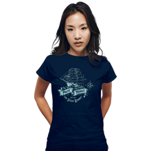 Load image into Gallery viewer, Daily_Deal_Shirts Fitted Shirts, Woman / Small / Navy The Polite Menace