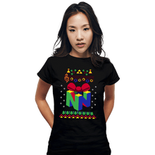 Load image into Gallery viewer, Daily_Deal_Shirts Fitted Shirts, Woman / Small / Black Ugly 64