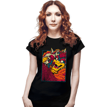 Load image into Gallery viewer, Secret_Shirts Fitted Shirts, Woman / Small / Black Attack On Bowser!