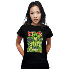 Load image into Gallery viewer, Shirts Fitted Shirts, Woman / Small / Black Hades Cereal