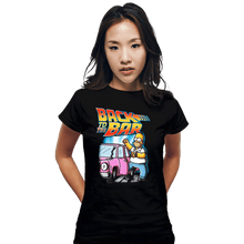 Load image into Gallery viewer, Daily_Deal_Shirts Fitted Shirts, Woman / Small / Black Back To The Bar