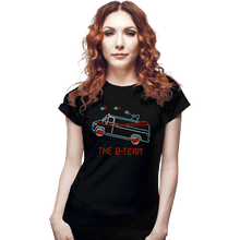 Load image into Gallery viewer, Shirts Fitted Shirts, Woman / Small / Black B-Team Van