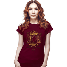 Load image into Gallery viewer, Shirts Fitted Shirts, Woman / Small / Maroon Quidditch Team