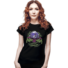 Load image into Gallery viewer, Shirts Fitted Shirts, Woman / Small / Black Mysterious Foe