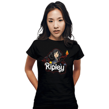 Load image into Gallery viewer, Shirts Fitted Shirts, Woman / Small / Black Ripley