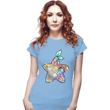 Load image into Gallery viewer, Shirts Fitted Shirts, Woman / Small / Powder Blue Magical Silhouettes - Paopu Fruit