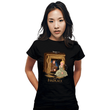 Load image into Gallery viewer, Shirts Fitted Shirts, Woman / Small / Black The Girl In The Fireplace
