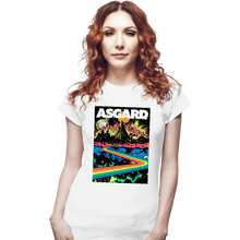 Load image into Gallery viewer, Secret_Shirts Fitted Shirts, Woman / Small / White Come Visit Asgard