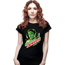 Load image into Gallery viewer, Secret_Shirts Fitted Shirts, Woman / Small / Black Mountain Dewey!