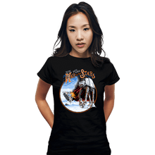 Load image into Gallery viewer, Daily_Deal_Shirts Fitted Shirts, Woman / Small / Black War Of The Stars