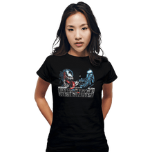 Load image into Gallery viewer, Shirts Fitted Shirts, Woman / Small / Black Select Venom VS Alien