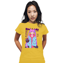 Load image into Gallery viewer, Daily_Deal_Shirts Fitted Shirts, Woman / Small / White Bad Lady