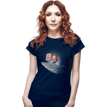 Load image into Gallery viewer, Shirts Fitted Shirts, Woman / Small / Navy The Pig King