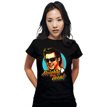 Load image into Gallery viewer, Secret_Shirts Fitted Shirts, Woman / Small / Black ALLLrighty Then!