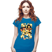 Load image into Gallery viewer, Shirts Fitted Shirts, Woman / Small / Sapphire Heroes Of Rage