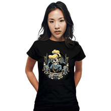 Load image into Gallery viewer, Daily_Deal_Shirts Fitted Shirts, Woman / Small / Black Cinderella Voorhees