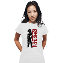Load image into Gallery viewer, Shirts Fitted Shirts, Woman / Small / White The Super Saiyan
