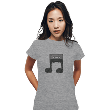 Load image into Gallery viewer, Shirts Fitted Shirts, Woman / Small / Sports Grey Made Of Music