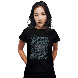 Shirts Fitted Shirts, Woman / Small / Black Dragon Hunter