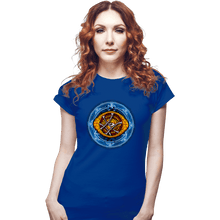 Load image into Gallery viewer, Shirts Fitted Shirts, Woman / Small / Royal Blue Master Of Time