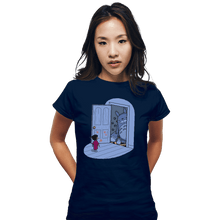Load image into Gallery viewer, Secret_Shirts Fitted Shirts, Woman / Small / Navy Spirits Inc