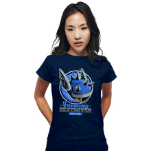 Load image into Gallery viewer, Daily_Deal_Shirts Fitted Shirts, Woman / Small / Navy Friendship Destroyer