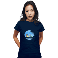 Load image into Gallery viewer, Shirts Fitted Shirts, Woman / Small / Navy Hakuna Ohanata