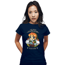 Load image into Gallery viewer, Secret_Shirts Fitted Shirts, Woman / Small / Navy Just One More