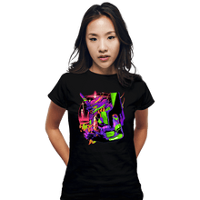 Load image into Gallery viewer, Daily_Deal_Shirts Fitted Shirts, Woman / Small / Black Eva Soul