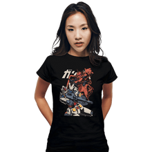 Load image into Gallery viewer, Shirts Fitted Shirts, Woman / Small / Black Zaku VS RX 78-2
