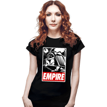 Load image into Gallery viewer, Shirts Fitted Shirts, Woman / Small / Black Empire