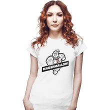 Load image into Gallery viewer, Shirts Fitted Shirts, Woman / Small / White Marshmallow