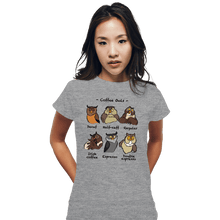 Load image into Gallery viewer, Daily_Deal_Shirts Fitted Shirts, Woman / Small / Sports Grey Coffee Owls